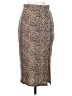 Shein Animal Print Brown Casual Skirt Size 4 - photo 1