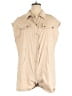 Unbranded 100% Polyester Solid Tan Romper Size XL - photo 1