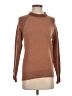 Club Monaco 100% Wool Color Block Solid Brown Wool Pullover Sweater Size S - photo 1