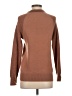 Club Monaco 100% Wool Color Block Solid Brown Wool Pullover Sweater Size S - photo 2