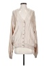 Ghost 100% Viscose Ivory Long Sleeve Blouse Size S - photo 1
