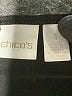 Chico's Solid Black Casual Dress Size Med (1) - photo 4