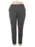 Nine West Plaid Gray Casual Pants Size L - photo 1
