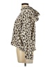 Lucky Brand Animal Print Tan Pullover Sweater Size L - photo 5