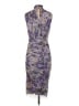 Chico's Print Purple Cocktail Dress Size XS (00) - photo 2