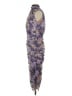 Chico's Print Purple Cocktail Dress Size XS (00) - photo 5