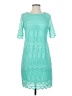 R&K 100% Polyester Teal Cocktail Dress Size 4 - photo 1