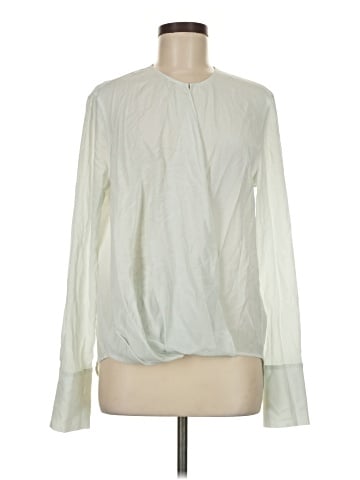 Rag & Bone Long Sleeve Silk Top (view 1)