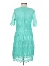 R&K 100% Polyester Teal Cocktail Dress Size 4 - photo 2
