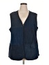 Allison Daley Blue Vest Size 18w - photo 1