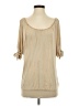 Cache Tan 3/4 Sleeve Top Size XS - photo 1