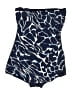 Gabar Print Blue Swimsuit Top Size 14 - photo 1