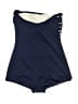Gabar Print Blue Swimsuit Top Size 14 - photo 2