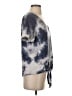 t.la Tie-dye Gray Short Sleeve Top Size S - photo 4