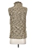 Charter Club Animal Print Brown Gold Vest Size S - photo 2