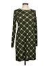 MICHAEL Michael Kors Argyle Green Casual Dress Size M - photo 1