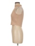 Shein Tan Short Sleeve Turtleneck Size 6 - photo 5