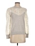Rebecca Taylor Color Block Silver Wool Sweater Size S (estimated) - photo 1
