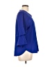 Unbranded 100% Polyester Blue 3/4 Sleeve Blouse Size L - photo 4