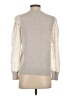 Rebecca Taylor Color Block Silver Wool Sweater Size S (estimated) - photo 2