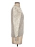 Rebecca Taylor Color Block Silver Wool Sweater Size S (estimated) - photo 4