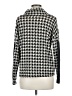 Ariella Houndstooth Silver Ivory Pullover Sweater Size M - photo 2
