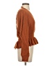 Shein 100% Acrylic Orange Long Sleeve Top Size 4 - photo 4