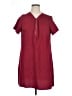 Emery Rose 100% Polyester Burgundy Short Sleeve Top Size XL - photo 1