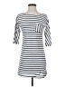 ALTERNATIVE Stripes White Casual Dress Size XS - photo 1