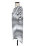ALTERNATIVE Stripes White Casual Dress Size XS - photo 5
