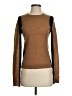 A.L.C. 100% Wool Color Block Brown Tan Wool Pullover Sweater Size S - photo 1