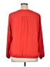 Chaus 100% Polyester Red Long Sleeve Blouse Size XL - photo 2