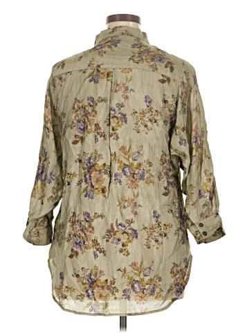 Art and Soul 3/4 Sleeve Button-Down Shirt (view 2)