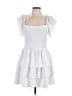 Express White Casual Dress Size L - photo 1