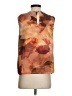 Halogen 100% Polyester Brown Sleeveless Blouse Size S - photo 2