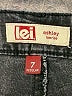 L.e.i. Graphic Black Shorts Size 7 - photo 3