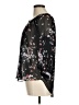 Lauren Conrad 100% Polyester Black 3/4 Sleeve Blouse Size M - photo 5