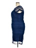 Soieblu 100% Polyester Blue Cocktail Dress Size 2X - photo 5
