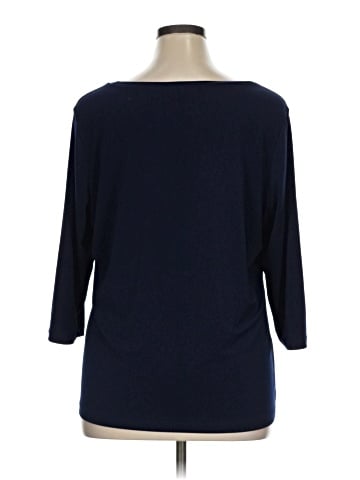 Susan Graver 3/4 Sleeve T-Shirt (view 2)
