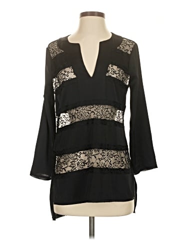 BCBGMAXAZRIA 3/4 Sleeve Blouse (view 1)