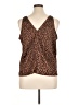 Old Navy 100% Polyester Brown Tank Top Size XL - photo 2