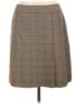 City DKNY Plaid Brown Formal Skirt Size 10 - photo 1