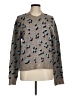 3.1 Phillip Lim Animal Print Gray Pullover Sweater Size M - photo 1