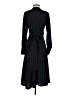 Halogen 100% Polyester Polka Dots Black Casual Dress Size S - photo 2
