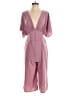 ASOS 100% Polyester Solid Pink Jumpsuit Size 4 - photo 1