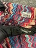 Tolani 100% Silk Chevron-herringbone Red Pink Shorts Size 24 waist (estimated) - photo 3