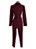 Express Solid Burgundy Jumpsuit Size 2 - photo 2