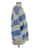 Pink Lily Stripes Blue Pullover Sweater Size S - photo 4