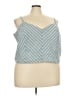 Lane Bryant Teal Sleeveless Blouse Size 30 - 32 Plus - photo 1