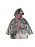 Joules 100% Polyester Stripes Silver Raincoat Size 4 - photo 1